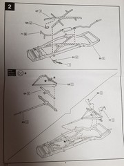 48 Ford Coupe EXHAUST PIPES MUFFLER from Revell 1:25 Model Kit 1948