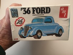 AMT 1936 FORD Coupe/Roadster MODEL CAR KIT Sealed Vintage