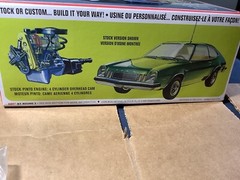 1/25 scale model car kit 77 Ford Pinto Chrome Custom Shifter No Box
