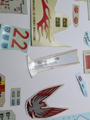 ✨VINTAGE✨ LOT 1:24/25 Scale Auto Racing Hot Rod Model Kit Decal Sheets 1960s-80s