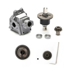RC Car Differential Transmission Upgrade Kit Metal Case for WLtoys 144001