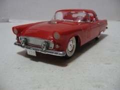 Monogram Red 1956 Ford Thunderbird T-Bird 1/24 Scale Built Model Kit #2289