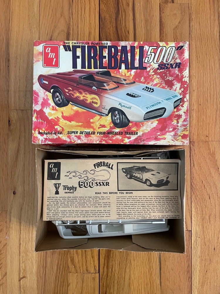Vintage AMT FIREBALL 500 SSXR, George Barris