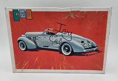 Vtg Pyro 1935 Auburn Speedster Model Kit 1/25 Signed Ivy Calvin Storage Wars