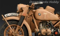 Award Winner Built Schuco Diecast 1/10 BMW R75 Motorcyle Sidecar DAK+Rebuilt
