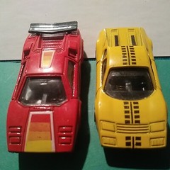 ZEE TOYS RACERS, FERRARI 365BB, COUNTACH LP5000S #D70/61 2.75″ DIE CAST NEW MINT