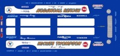 Mickey Thompson Pistons & Rods 70’s Vega Funny Car 1/24th – 1/25th Scale Decals
