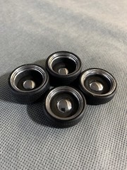 1:25 26” Steel Smoothie With Chrome Beauty Rings And Caps. Lowpro Rubber Tires.