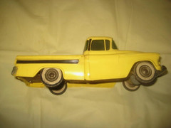 1956 Chevy Apachi Cameo Pick Up Truck Dealer Promo Model Car Yellow