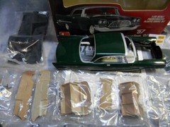 1/25 SCALE AMT 1957 CHRYSLER 300C PRE-DECORATED CUSTOM SHOP GREEN MODEL KIT #2