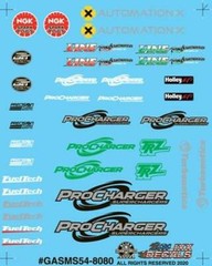 Slixx 8080 Gasser Mini Sheet #54 decal
