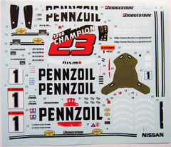 Decalpool 1/24 Scale Nissan Skyline R34 Pennzoil Super GT 1999 Decal Sheet DP403