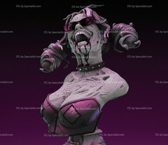 Harley Quinn Zombie Bust model kit unassembled unpainted see Description