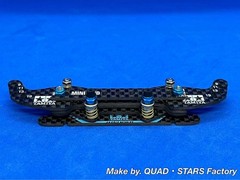 [For Mini 4WD/MS] 2-axis AT pivot bumper 2021 carbon