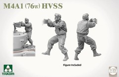 TAKOM 2205 1/35 M4A1 (76w) HVSS Military Armored Vehicle Assembly Model Kit
