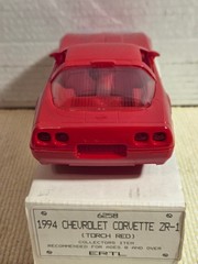 1994 and 95 Chevrolet Corvette ZR-1s. 1/25 promos AMT in Torch Red. 95 last ZR-1