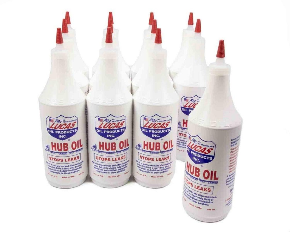 Lucas Oil Gear Oil Hub Oil 250W Conventional Steering Axles/Trailer Hubs 1 Qt