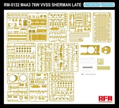 RyeField Model RM 5132 RFM 1/35 M4A3 Sherman 76W VVSS Late Standard Version