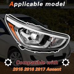 Headlights Assembly Replaces 921011R710 921021R710 Compatible with 2015 2016 …