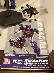 Trumpeter Transformer Soundwave & Ravage from Bumblebee Movie 3.5″