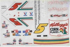 Blue Ridge #5 Kelloggs 1994-Terry Labonte Nascar decal