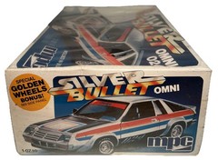 MPC 1980 Silver Bullet Dodge Omni 024 Car Model Kit 0710, 1/25,Sealed (B263)