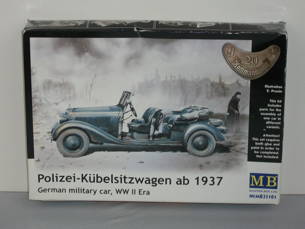 Master Box 1/35 Scale Polizei-Kubelsitzwagen ab 1937