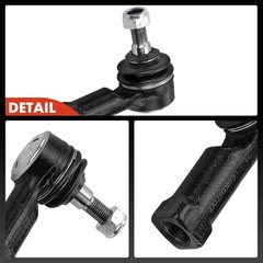 A-Premium 2 x Front Outer Tie Rod Ends, Compatible with Mitsubishi Outlander