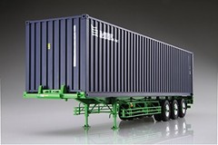 Aoshima 1/32 Heavy Freight Series No.9 40Feet Marine Container Trailer Model kit