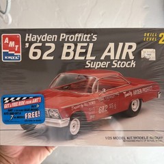 🚨AMT 1962🔔Bel Air🔔Super Stock🔥Hayden Proffitts🔥1/25 Model Factory Sealed