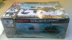 Three Stooges 1940 Ford Sedan AMT Sealed 1/25 Scale Model Kit (Box Damaged)