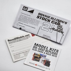 MPC 1/25 Donnie Allison Mercury Stock Car 796 Instruction Booklet & Inserts Only