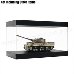 US Big Acrylic Display Box Perspex Case 14.7″ L Plastic Dustproof Self-Install