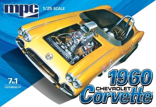 MPC 1960 Chevy Corvette (7 in 1) 1/25 1002 Plastic Model Car Kit