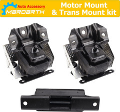 Set of 3, Front Motor Mount and Trans Mount Compatible with 2007-2013 Silverado