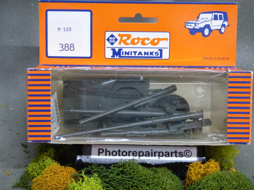 Roco Minitanks New 1/87 Modern US M-110 155mm, 203mm SP Artillery Lot #7427©
