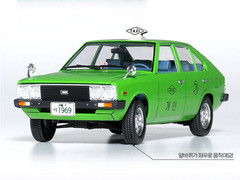 Academy 1/24 Scale Hyundai Pony Taxi Plastic Model Kit Classic Korean #15140