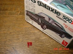 AMT 1966 Ford Galaxie 500 XL Rear Taillight Lens 1/25 1305