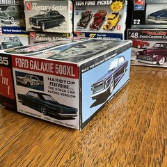 AMT ’65 Ford Galaxie 500XL 3-in-1 Kit Stock Car INCOMPLETE Missing Decals