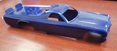 Atlantis Chevy El Camino Funny Car Body & Parts 1:24 Scale Model Kit M2204BAGGED