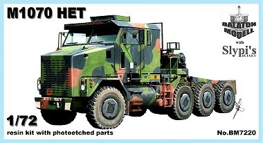Balaton Modell 1/72 M1070 HET Tank Transporter Resin kit (Length: 14cm)