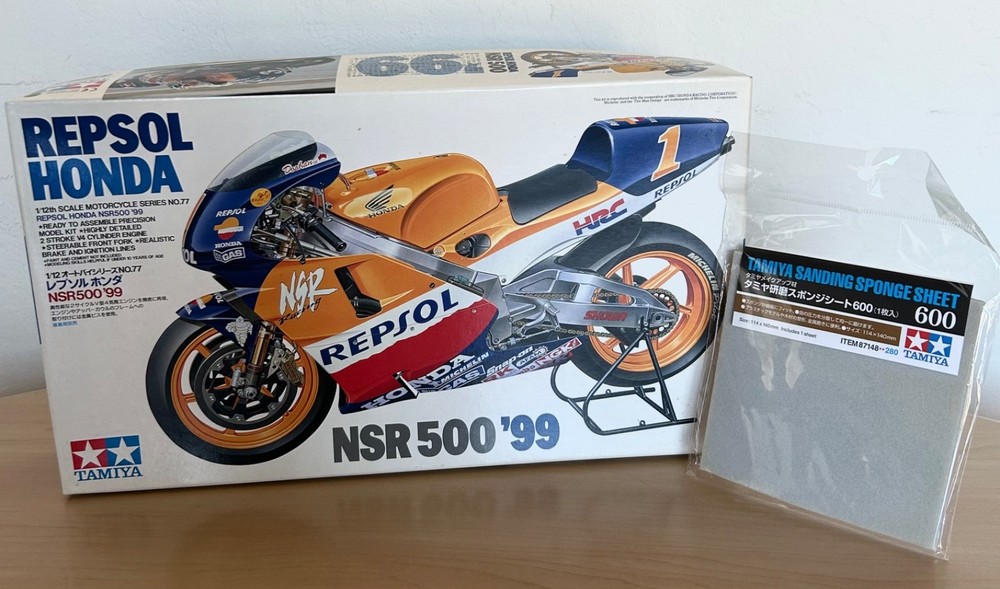 Tamiya 1/12 Repsol Honda NSR 500 ‘99 1/12 Scale Mick Doohan Free Shipping