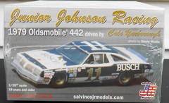 SALVINOS #11 BUSCH BEER CALE YARBROUGH 1979 OLDSMOBILE MODEL KIT 1/25