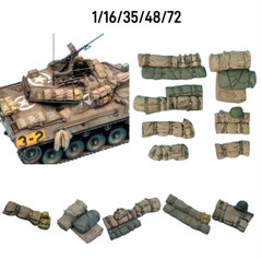 Diorama 1/16/35/48/72 Tank External Package Set Military Equipment Accessories