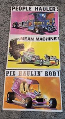 3-Original 1968/69 Monogram Model Poster / Hobby Shop Advertising
