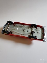 Rare Red 1955 Cadillac 2 Door Sedan Dealer Promo Model Car 1/25 Scale