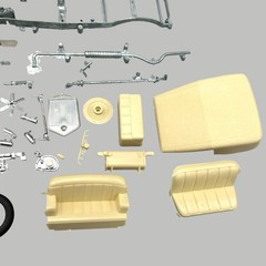 Hubley Packard Dietrich Conv. Victoria 1:22 Metal Kit Unassembled Model