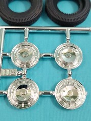 Revell AMT Ertl Monogram MPC 1/25 Model Part 1958 Ford Edsel Pacer Wheels Tires