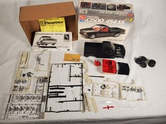 Vintage AMT ERTL 6032 Chevy C1500 454 SS 1/25 Started Project Model Kit