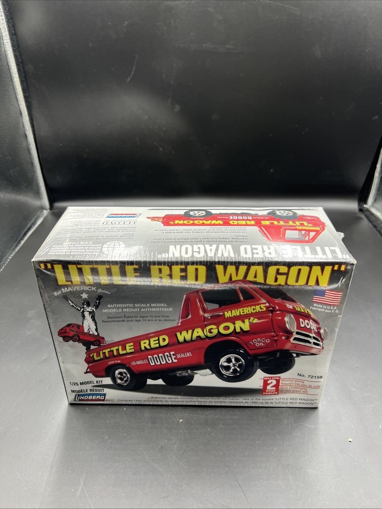 Lindberg Dodge “Little Red Wagon Model Kit 1/25 72158 Open Box Sealed Parts 2006